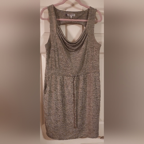 JENNIFER Lopez Sleeveless Cowl Neck Dress Size L. - Picture 1 of 3